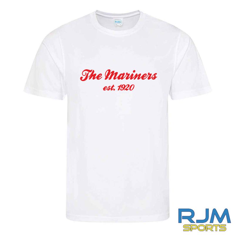 Camelon Juniors FC AWDis T-Shirt with The Mariners Print White