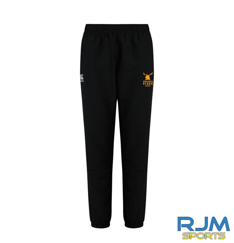 Grangemouth Stags Rugby Women's Canterbury Club Track Pant Black