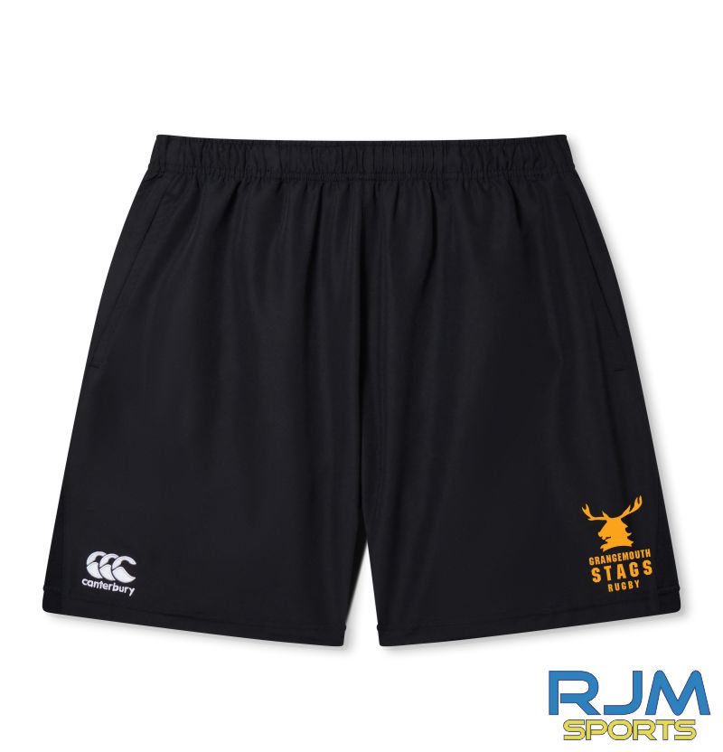 Grangemouth Stags Rugby Mens Canterbury Club Short Black