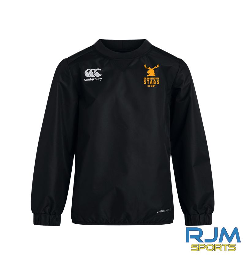 Grangemouth Stags Rugby Youth Canterbury Contact Top Black