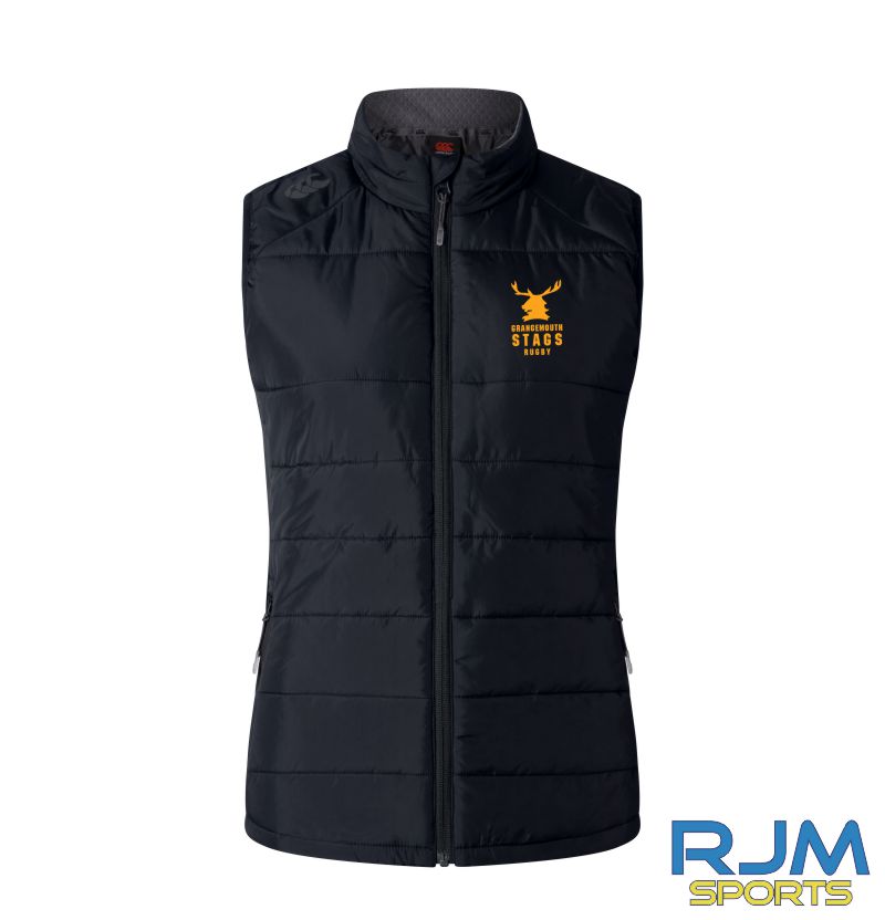 Grangemouth Stags Rugby Women's Canterbury Elite Gilet Black