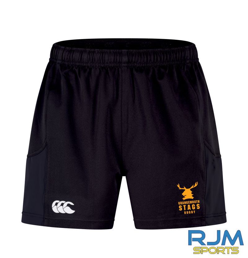 Grangemouth Stags Rugby Mens Canterbury Advantage 2.0 Short Black