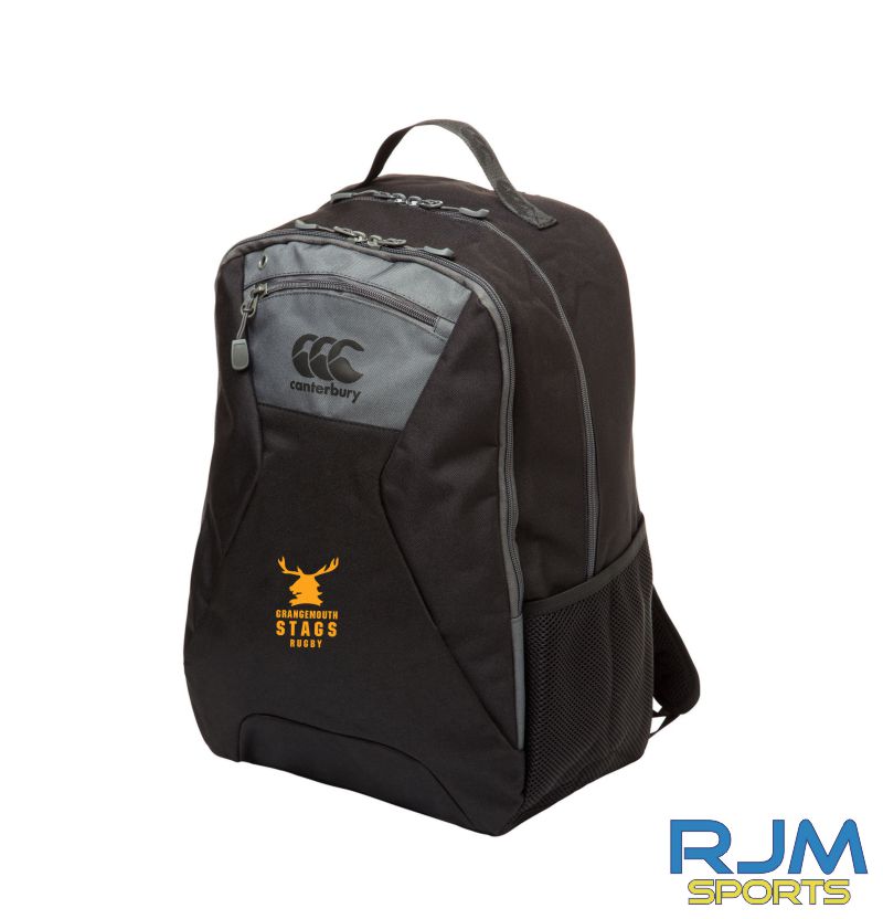 Grangemouth Stags Rugby Canterbury Medium Backpack Black