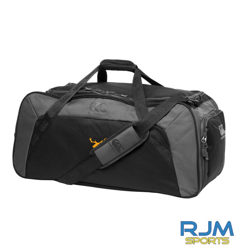 Grangemouth Stags Rugby Canterbury Holdall Bag Black