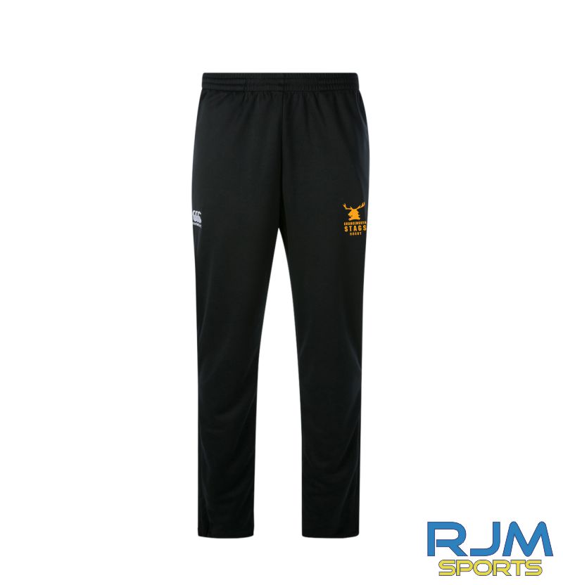 Grangemouth Stags Rugby Mens Canterbury Stretch Tapered Pant Black