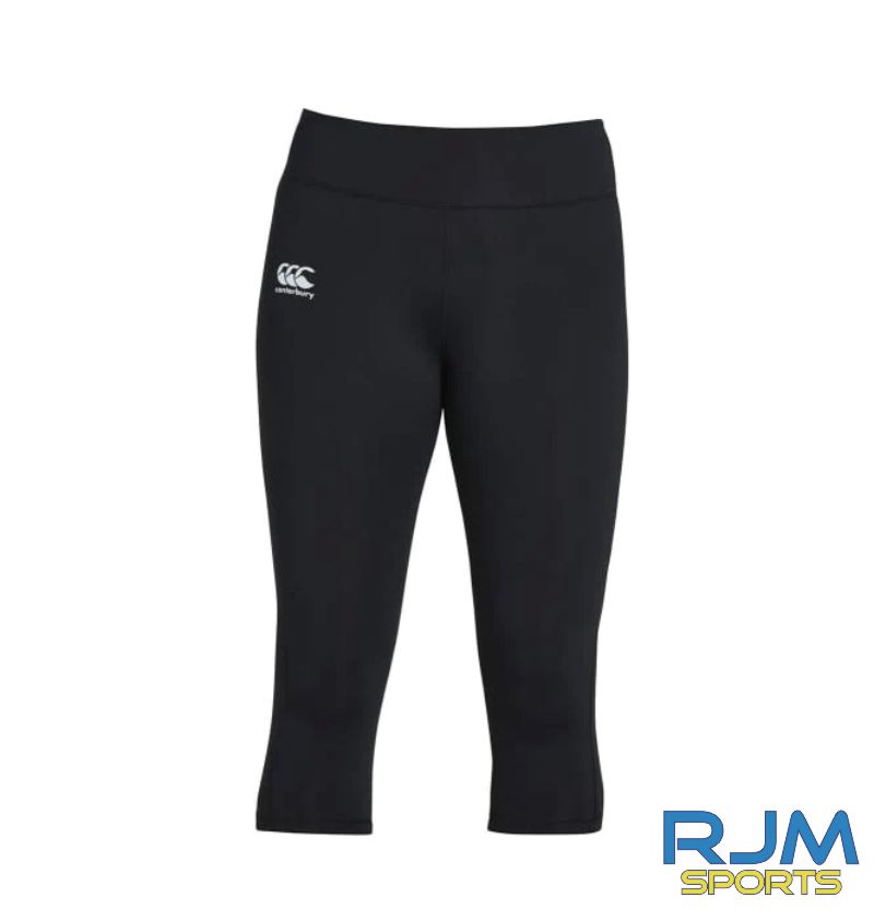 Grangemouth Stags Rugby Women's Canterbury Baselayer Capri Leggings Black