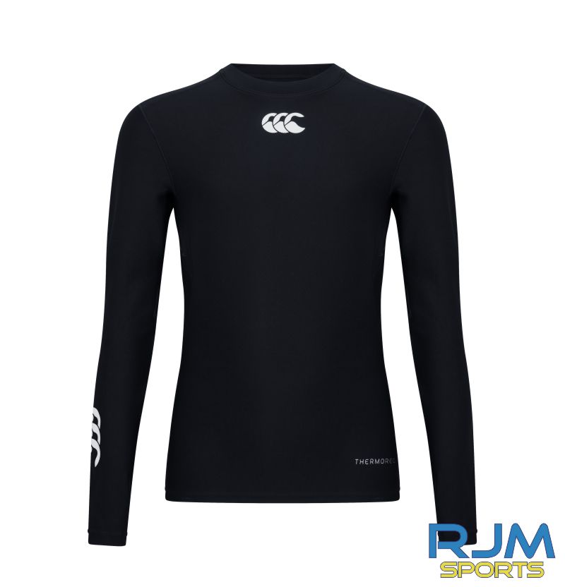 Grangemouth Stags Rugby Women's Canterbury Baselayer Long Sleeved Top Black