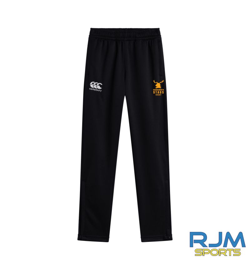 Grangemouth Stags Rugby Youth Canterbury Stretch Tapered Pant Black