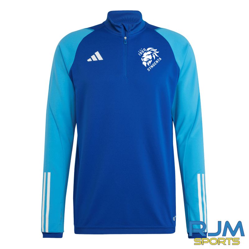 Syngenta Juveniles FC Additional Coaches Training Adidas Tiro 23 Competition Quarter Zip Royal Blue