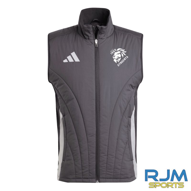 Syngenta Juveniles FC Coaches Training Adidas Tiro 24 Winterized Vest Black/Onix