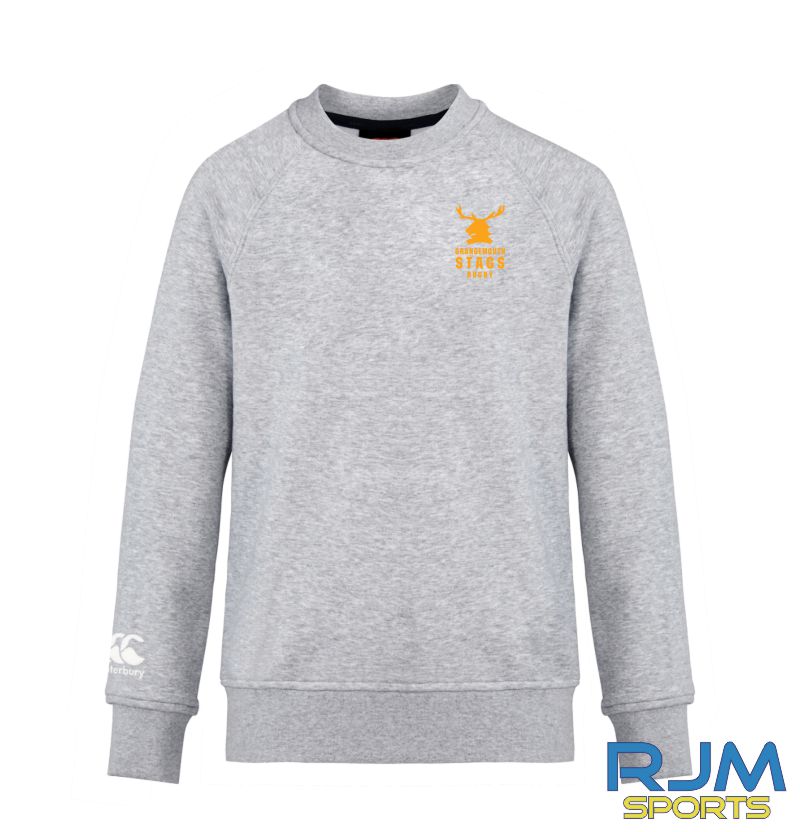 Grangemouth Stags Rugby Women's Canterbury Club Crew Sweat Grey Marl