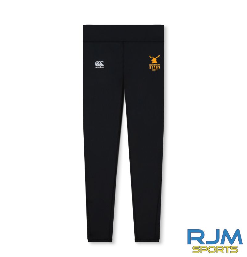 Grangemouth Stags Rugby Women's Canterbury Leggings Black