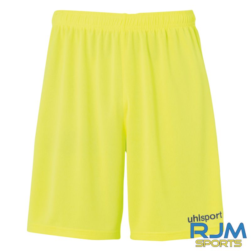 Riverside FC Uhlport Home Goalkeeper Centre Basic Shorts Fluo Yellow