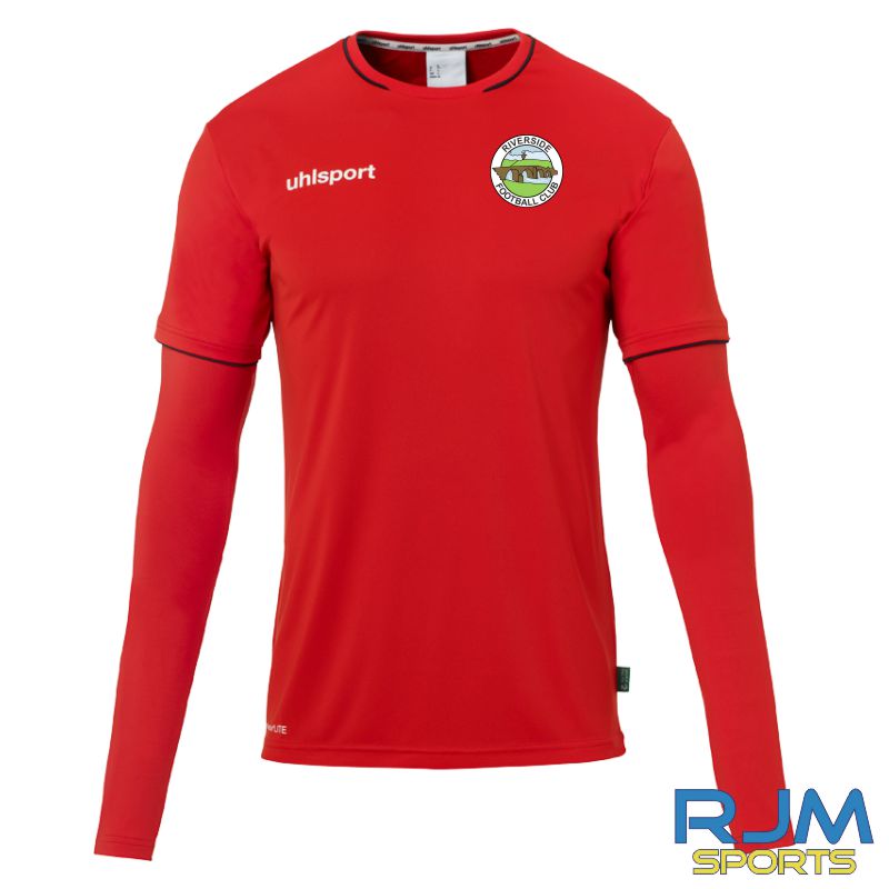 Riverside FC Uhlsport Home Save Goalkeeper Jersey Red