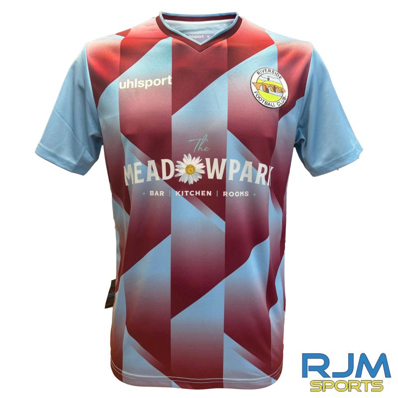 Riverside FC Uhlsport Bespoke Home Jersey Sky Blue/Bordeaux