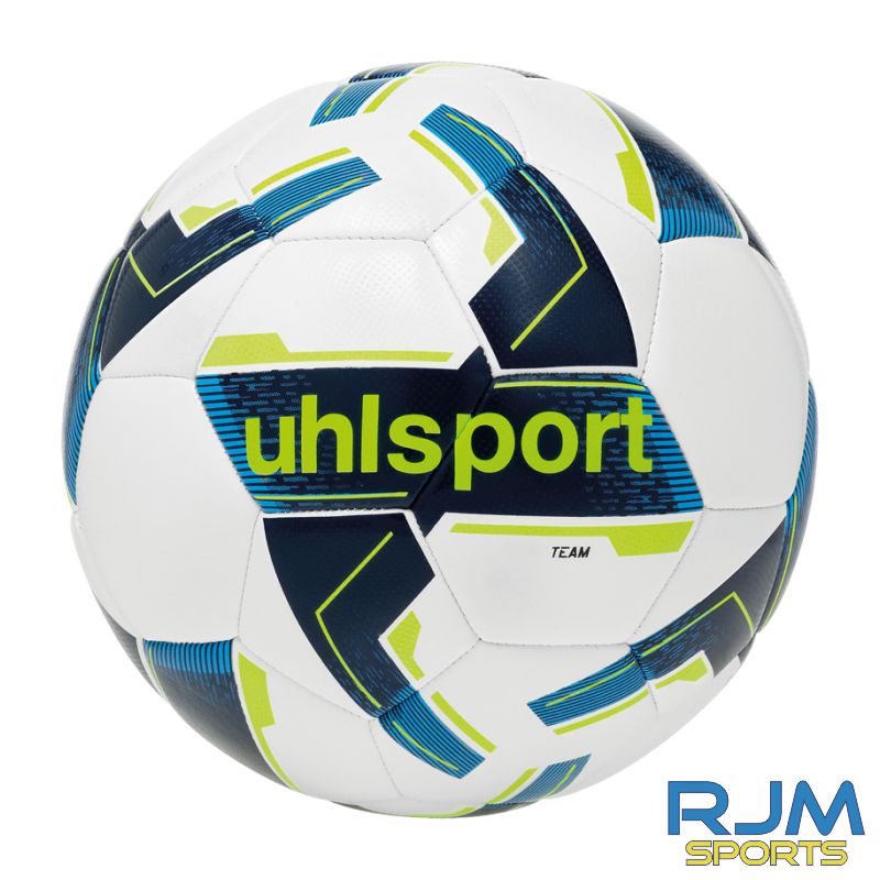 Scottish Women's Football League Uhlsport Team Classic Training Football Size 4 Fluo White/Navy/Fluo Yellow