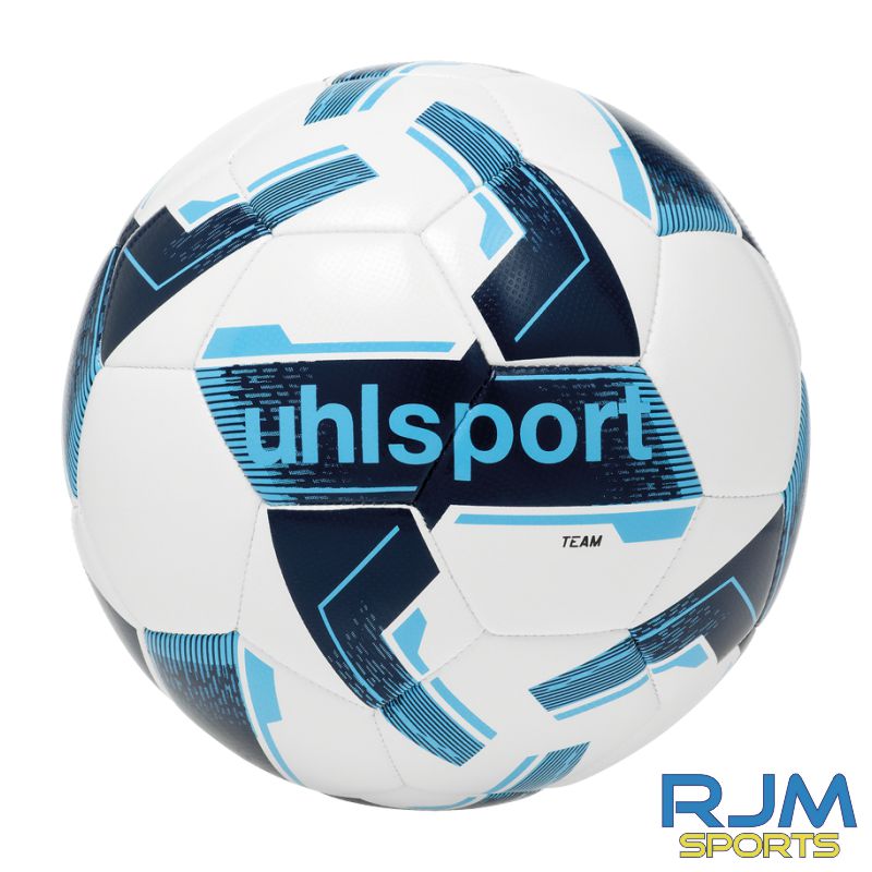 Scottish Women's Football League Uhlsport Team Classic Training Football Size 3 Fluo White/Navy/Ice Blue