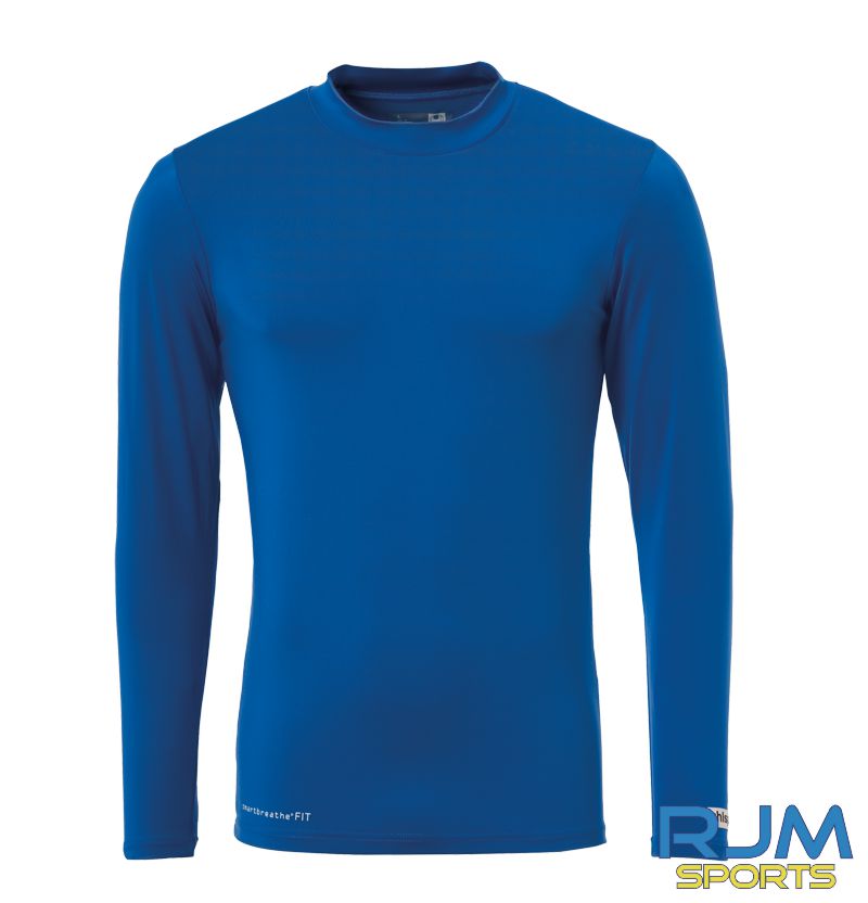 Walking Football Scotland Uhlsport Distinction Colours LS Baselayer Azure Blue