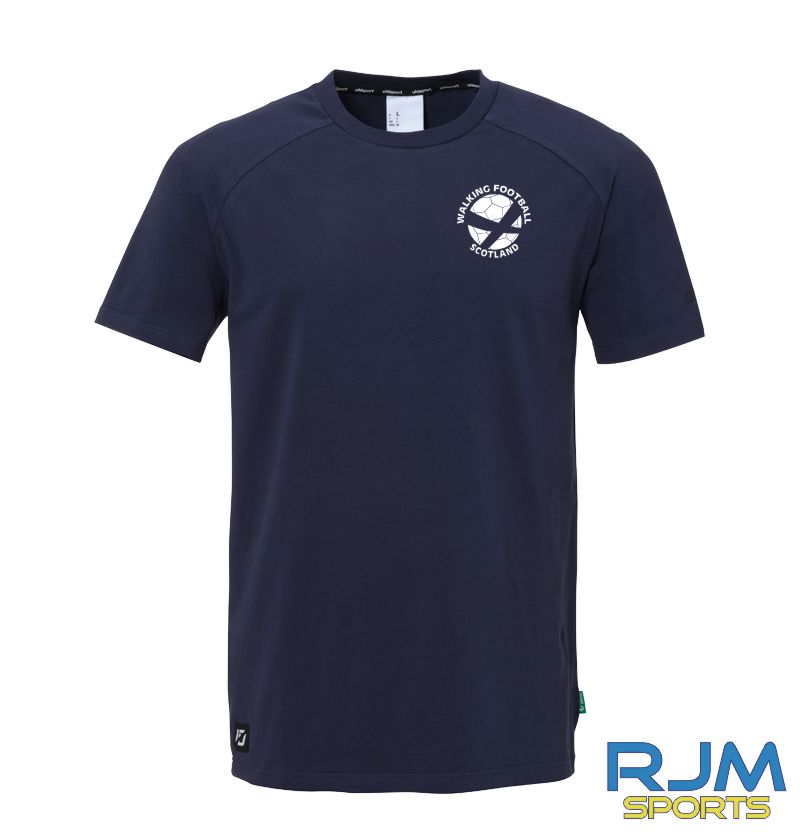 Walking Football Scotland Uhlsport ID T-Shirt Navy