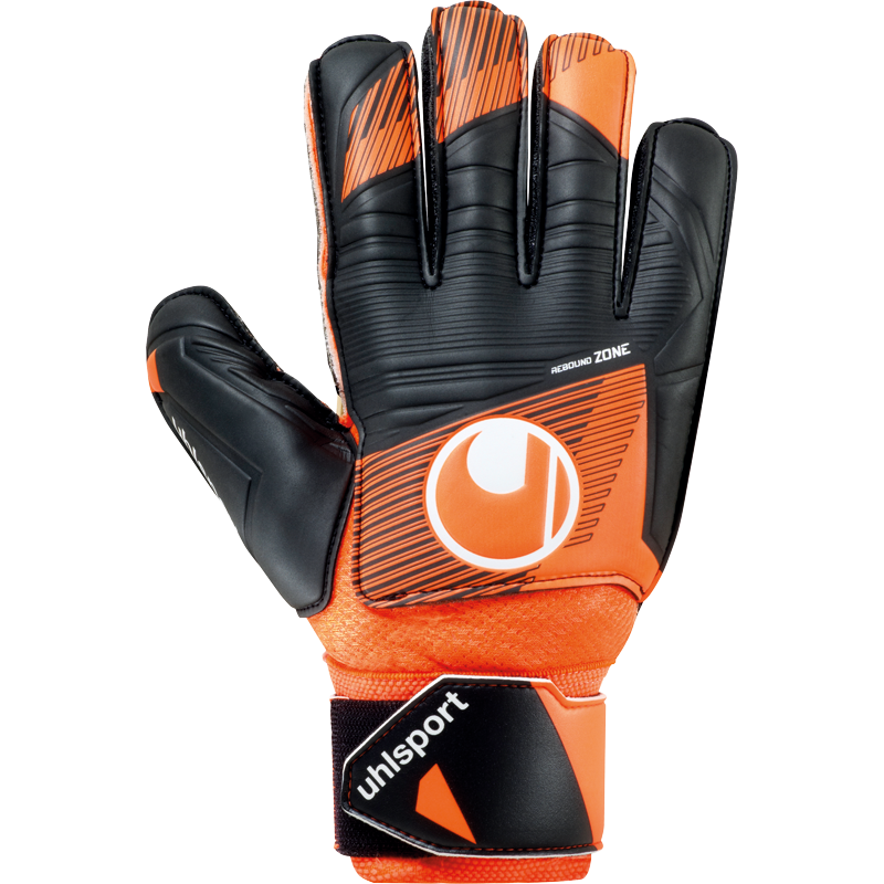 Uhlsport Soft Resist Flex Frame Goalkeeper Gloves Orange/Black/White