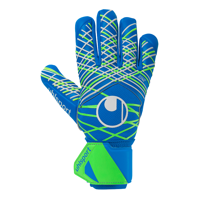 Uhlsport Aquasoft HN Goalkeeper Gloves Blue/Green/White