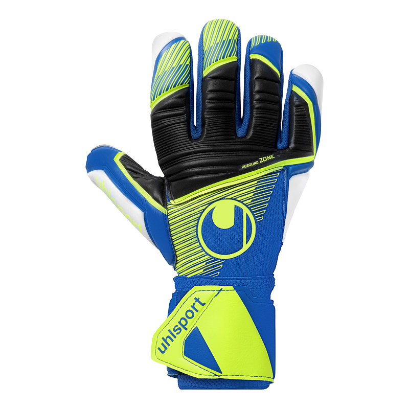 Uhlsport Absolutgrip HN Pro Jr Gaoalkeeper Gloves Navy/Yellow/White