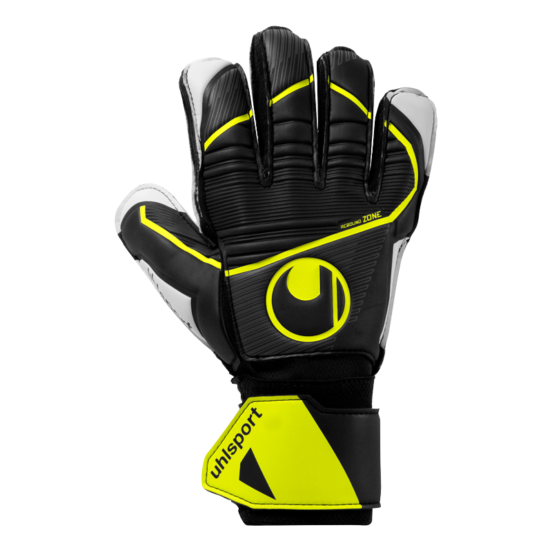 Uhlsport Soft Flex Frame Jr Goalkeeper Gloves Black/Yellow