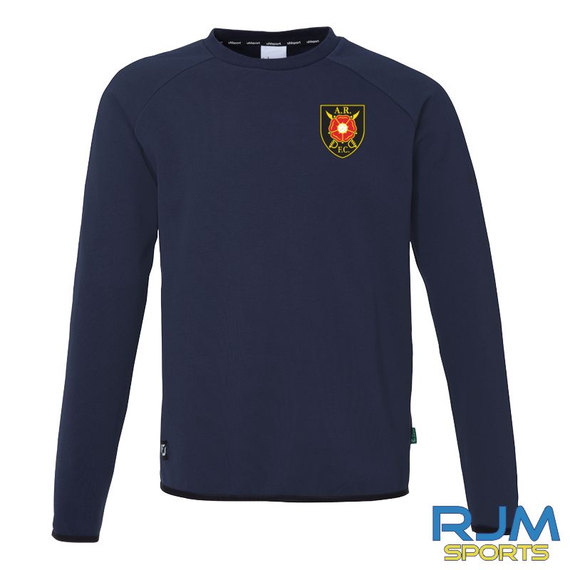 Albion Rovers FC Uhlsport ID Sweatshirt Navy