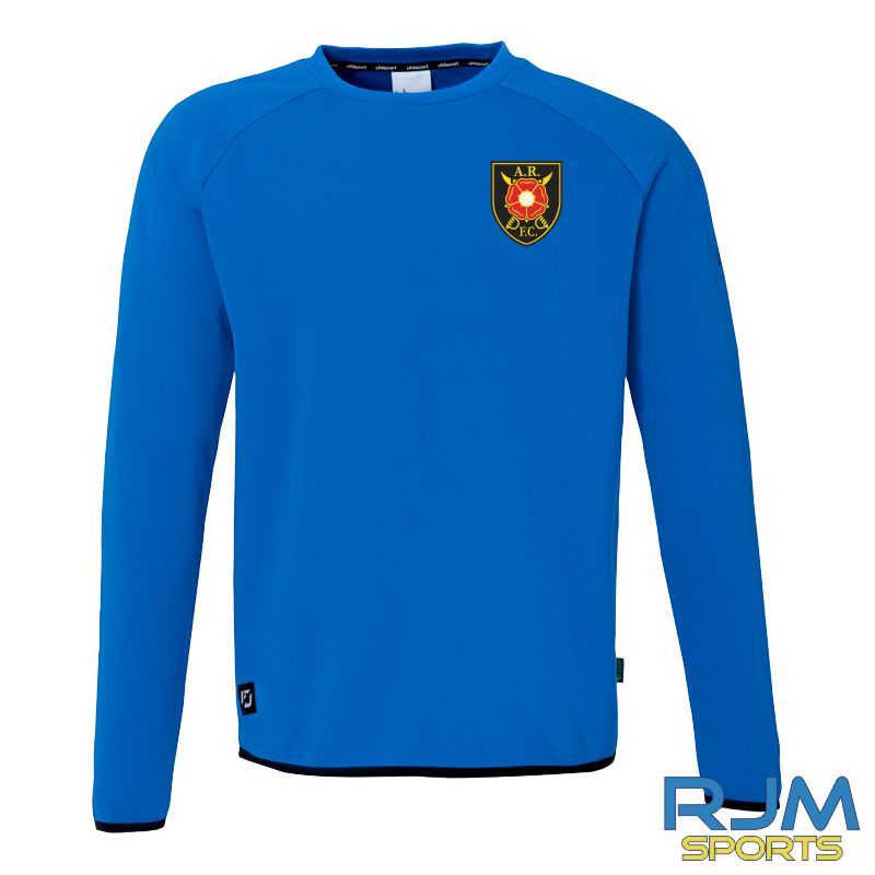 Albion Rovers FC Uhlsport ID Sweatshirt Azure Blue