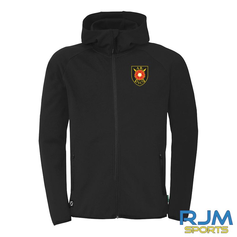 Albion Rovers FC Uhlsport ID Hooded Jacket Black