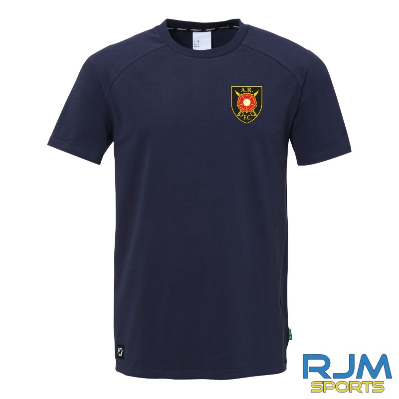 Albion Rovers FC Uhlsport ID T-Shirt Navy