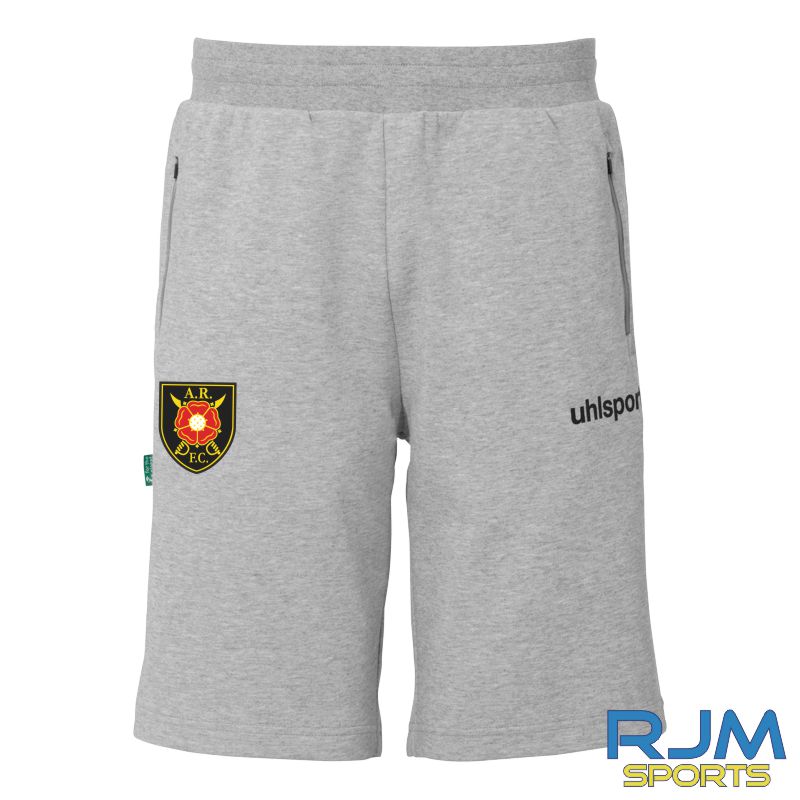 Albion Rovers FC Uhlsport ID Shorts Dark Grey Melange