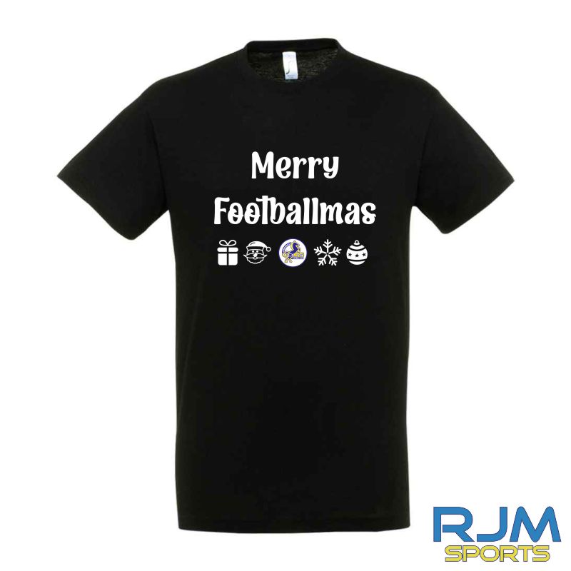 Cumbernauld Colts FC Christmas Merry Footballmas T-Shirt