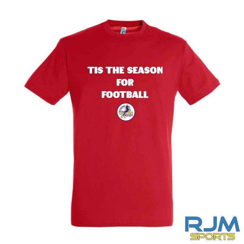 Cumbernauld Colts FC Christmas Tis The Season for Football T-Shirt