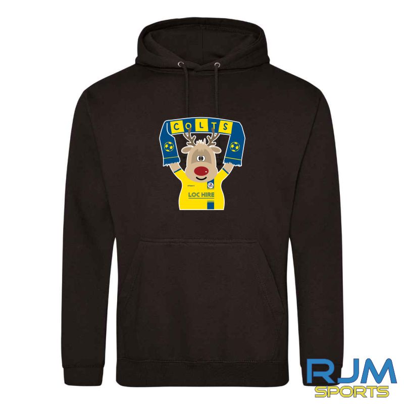 Cumbernauld Colts FC Christmas Reindeer Hoodie