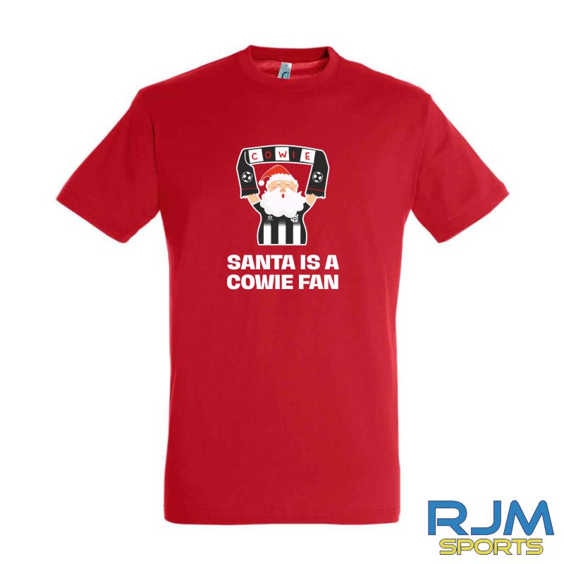 Cowie United FC Christmas Santa is a Cowie Fan T-Shirt