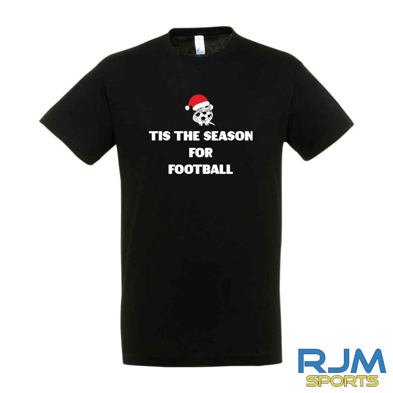 Cowie United FC Christmas Tis The Season for Football T-Shirt