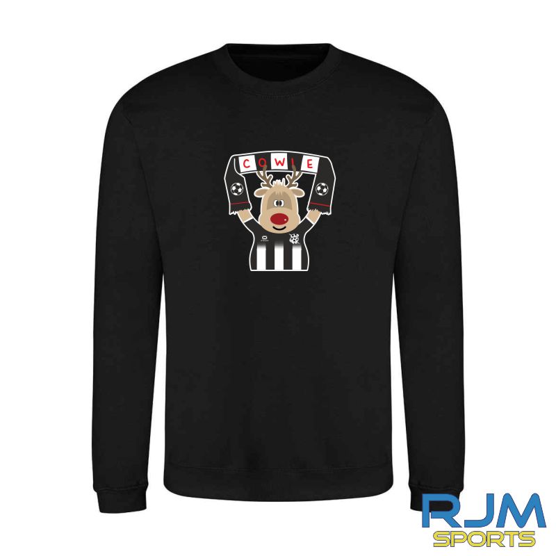 Cowie United FC Christmas Reindeer Sweatshirt