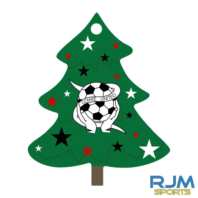 Cowie United FC Christmas Tree Acrylic Ornament