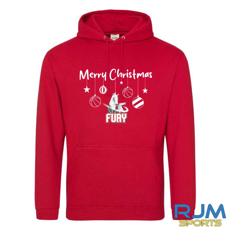 Falkirk Fury FC Merry Christmas Hoodie