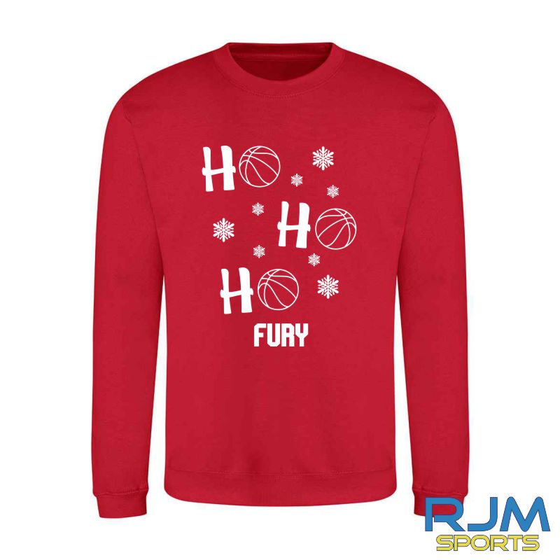 Falkirk Fury FC Christmas HO HO HO Sweatshirt