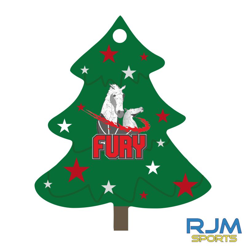 Falkirk Fury FC Christmas Tree Acrylic Ornament