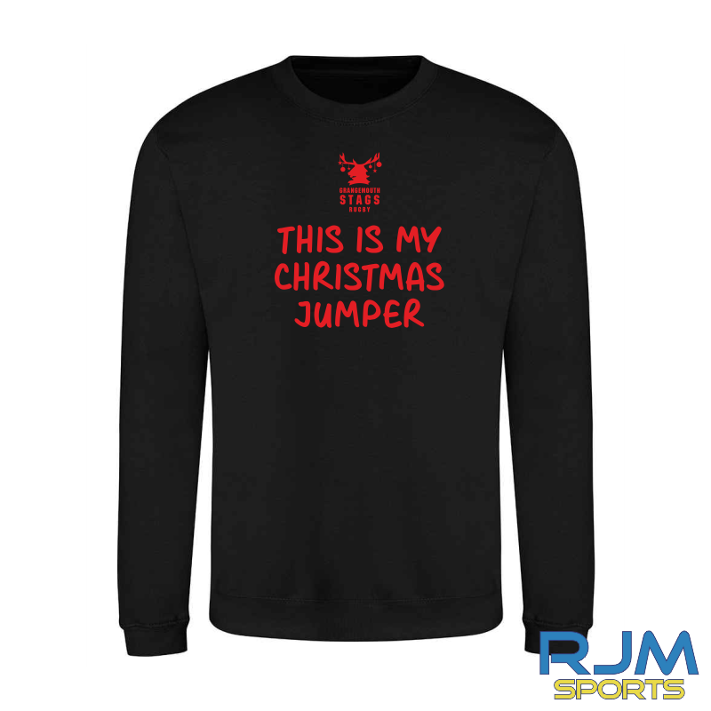 Grangemouth Stags Rugby Christmas This is my Christmas Jumper Sweatshirt