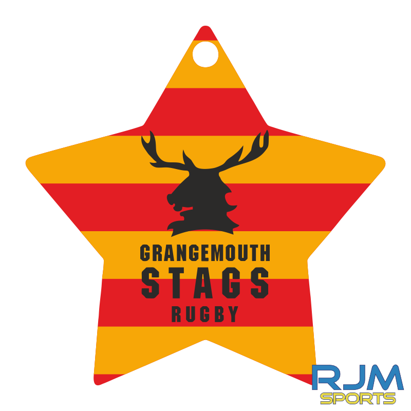 Grangemouth Stags Rugby Star Acrylic Ornament