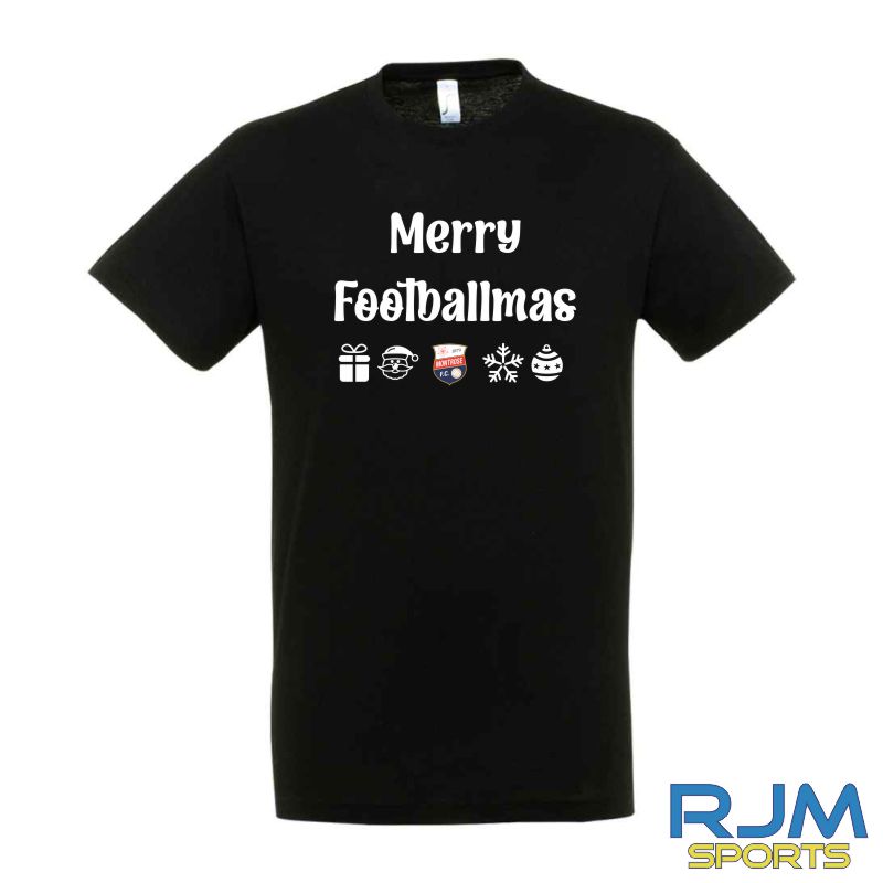 Montose FC Christmas Merry Footballmas T-Shirt