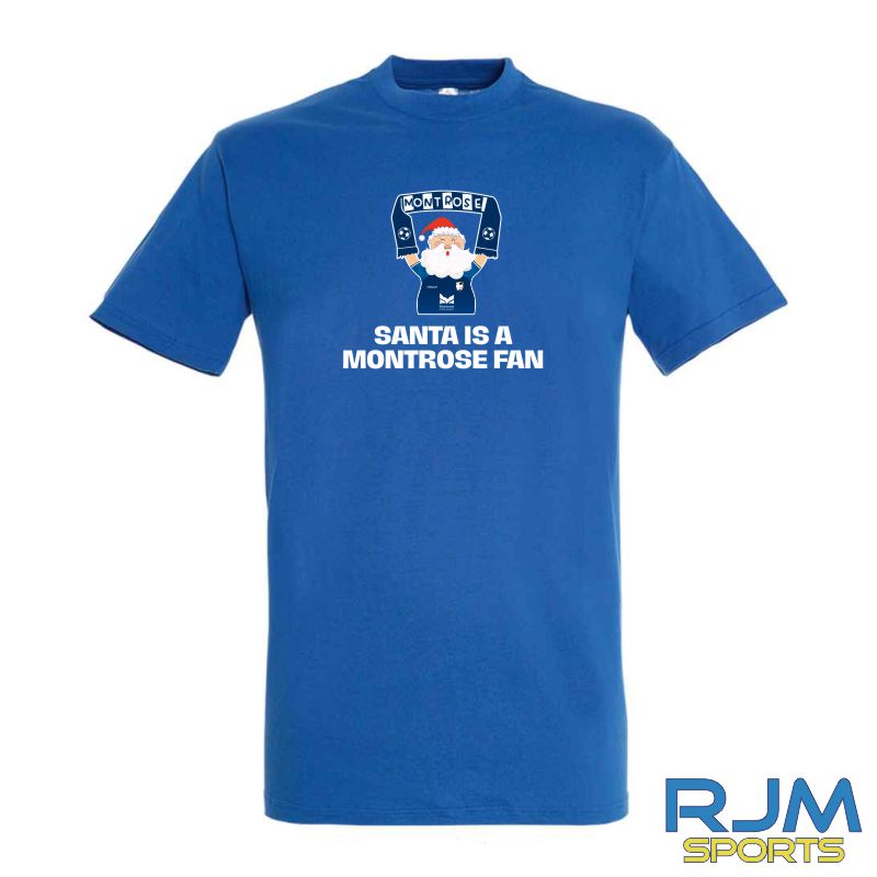 Montrose FC Christmas Santa is a Montrose Fan T-Shirt