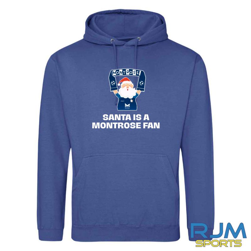 Montrose FC Christmas Santa is a Montrose Fan Hoodie