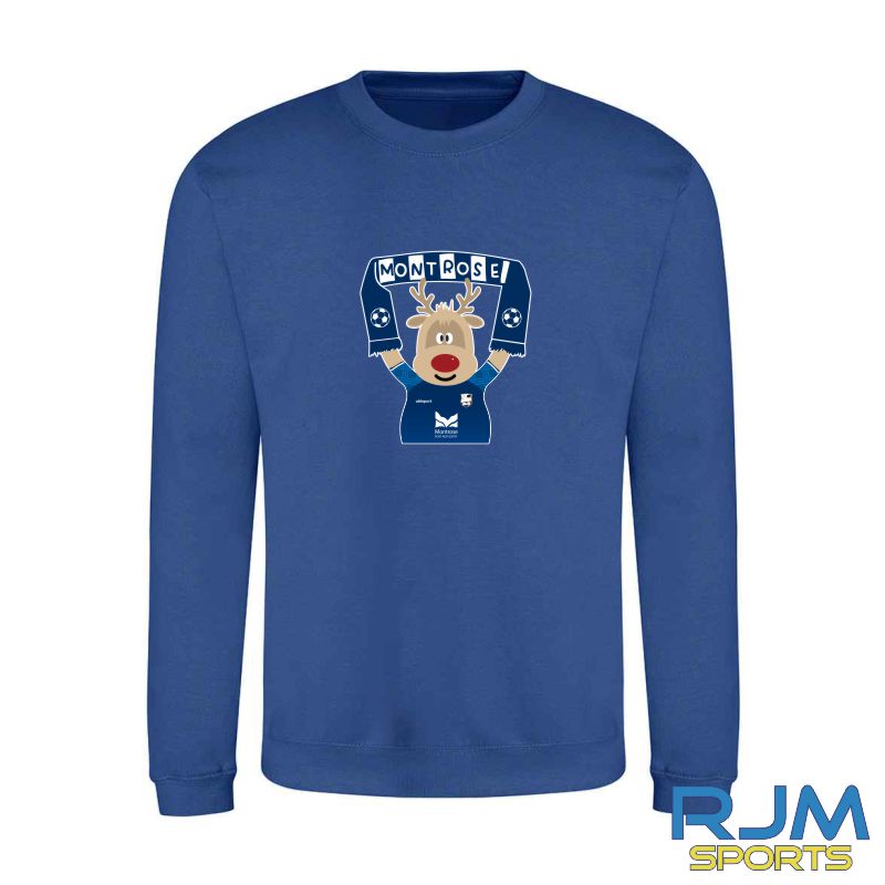 Montrose FC Christmas Reindeer Sweatshirt