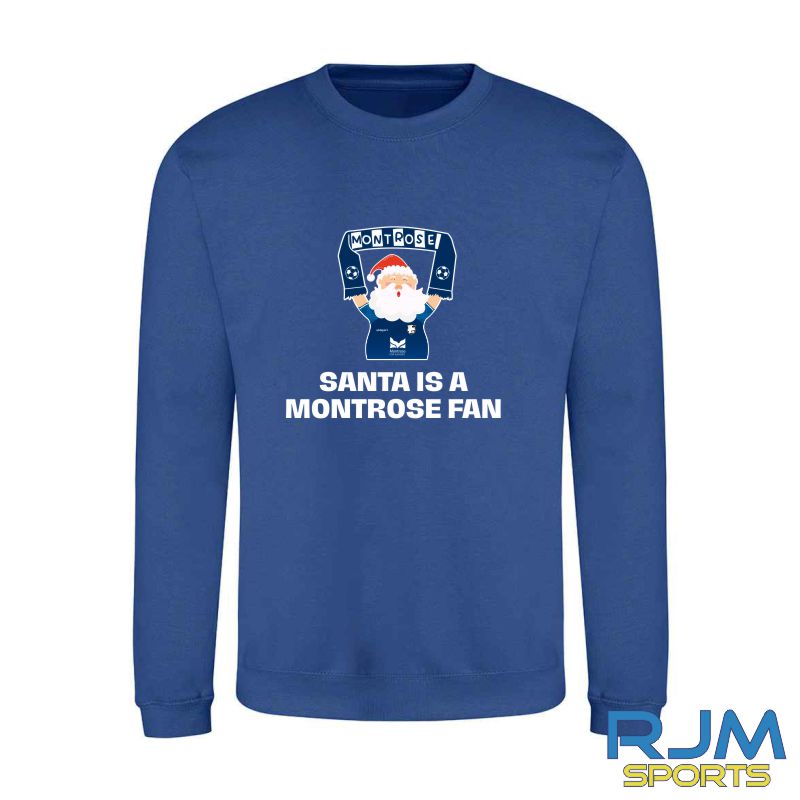 Montrose FC Christmas Santa is a Montrose Fan Sweatshirt