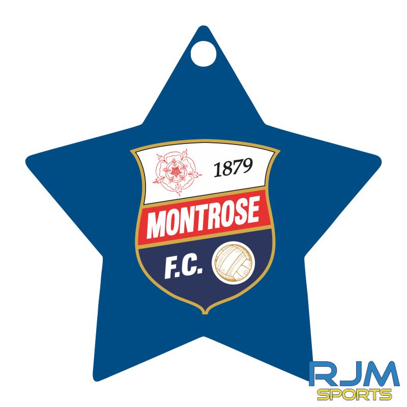 Montrose FC Star Acrylic Ornament